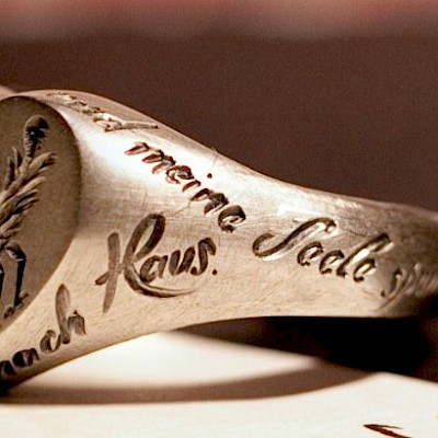 Ring Silber Pfau 